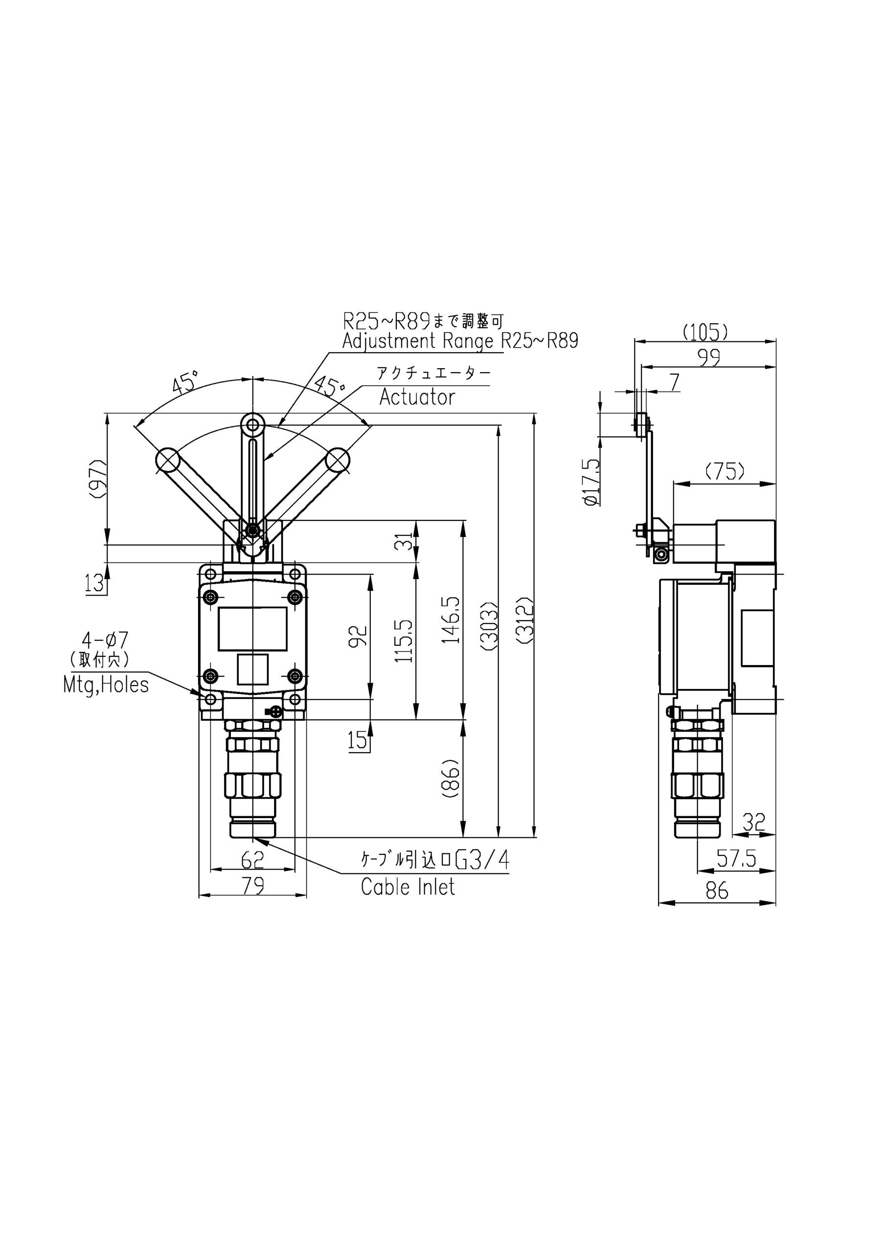CADデータ　（LSGY-B(2)シリーズ） | 産業用制御機器 特設サイト